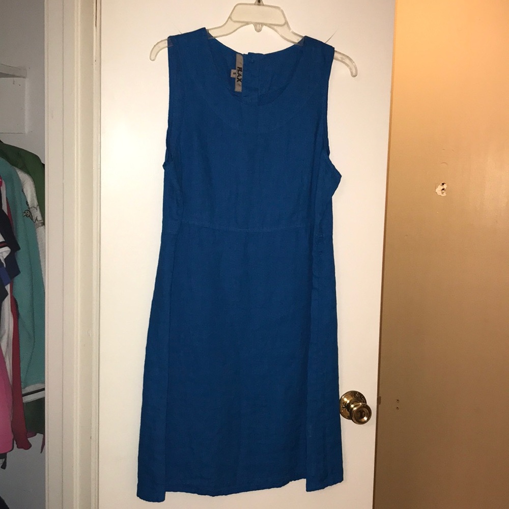 Blue Flax Sleeveless Dress